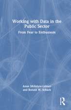 Working with Data in the Public Sector: From Fear to Enthusiasm