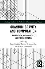 Quantum Gravity and Computation: Information, Pregeometry, and Digital Physics