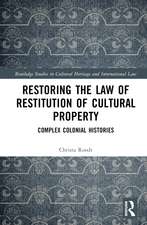 Restoring the Law of Restitution of Cultural Property