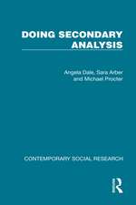 Doing Secondary Analysis