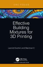 Effective Building Mixtures for 3D Printing