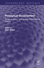 Perceptual Development: Visual, Auditory, and Speech Perception in Infancy