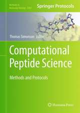 Computational Peptide Science: Methods and Protocols