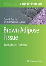 Brown Adipose Tissue: Methods and Protocols