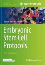 Embryonic Stem Cell Protocols