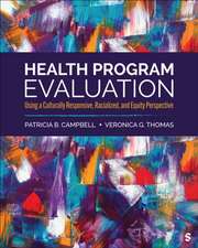Health Program Evaluation