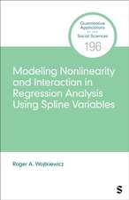 Modeling Nonlinearity and Interaction in Regression Analysis Using Spline Variables