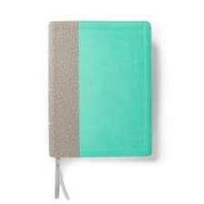 CSB Lifeway Women's Bible, Gray/Mint Leathertouch, Indexed