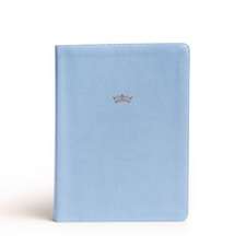 NASB Tony Evans Study Bible, Powder Blue Leathertouch, Indexed