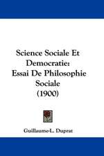 Science Sociale Et Democratie