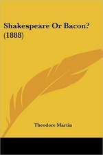 Shakespeare Or Bacon? (1888)