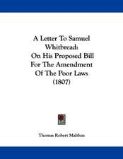 A Letter To Samuel Whitbread