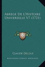 Abrege De L'Histoire Universelle V7 (1731)