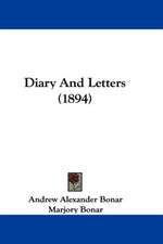 Diary and Letters (1894)