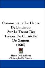 Commentaire De Henri De Linthaut