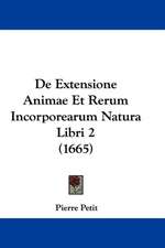 De Extensione Animae Et Rerum Incorporearum Natura Libri 2 (1665)