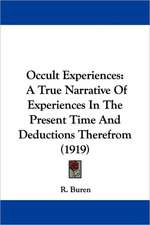 Occult Experiences