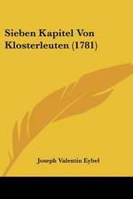 Sieben Kapitel Von Klosterleuten (1781)