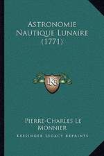 Astronomie Nautique Lunaire (1771)