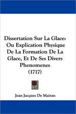 Dissertation Sur La Glace