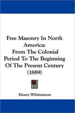 Free Masonry In North America