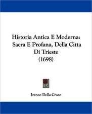 Historia Antica E Moderna