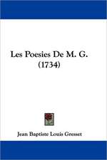 Les Poesies De M. G. (1734)