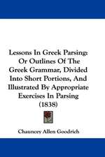 Lessons In Greek Parsing