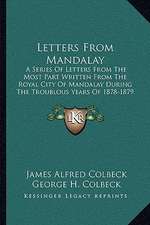 Letters From Mandalay