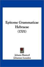 Epitome Grammaticae Hebraeae (1701)