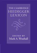 The Cambridge Heidegger Lexicon