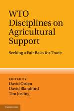 WTO Disciplines on Agricultural Support: Seeking a Fair Basis for Trade