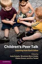 Children's Peer Talk: Learning from Each Other