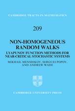 Non-homogeneous Random Walks: Lyapunov Function Methods for Near-Critical Stochastic Systems