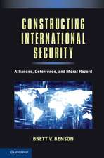 Constructing International Security: Alliances, Deterrence, and Moral Hazard