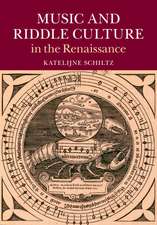 Music and Riddle Culture in the Renaissance