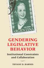 Gendering Legislative Behavior: Institutional Constraints and Collaboration