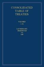 International Law Reports, Consolidated Table of Treaties: Volumes 1-160