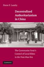 Decentralized Authoritarianism in China