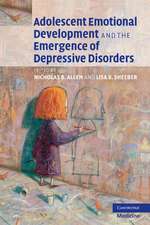 Adolescent Emotional Development and the Emergence of Depressive Disorders