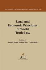 Legal and Economic Principles of World Trade Law