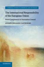 The International Responsibility of the European Union: From Competence to Normative Control