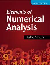 Elements of Numerical Analysis