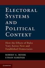 Electoral Systems and Political Context