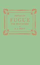 Notes on Fugue for Beginners