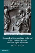 Human Rights under State-Enforced Religious Family Laws in Israel, Egypt and India