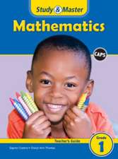 Study & Master Mathematics Teacher's Guide Grade 1 