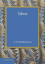 Taboo: The Frazer Lecture 1939