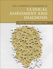 The Cambridge Handbook of Clinical Assessment and Diagnosis