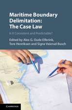 Maritime Boundary Delimitation: The Case Law: Is It Consistent and Predictable?